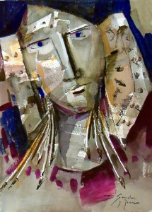 Pintura - Dama expresionista
