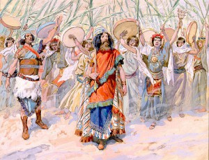 Pintura - Festivities in honor of David