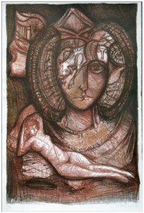 Pintura - La Dama de Elche y Maja desnuda