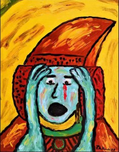 Pintura - La Dama de Elche "La lágrima"