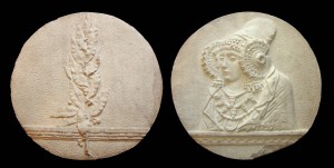 Escultura - Dama Elche medallón