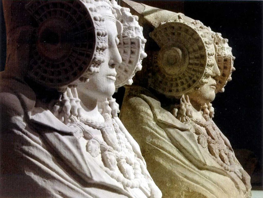 Comparación del 3D con la escultura original. El proyecto Duple consiste en clonar la Dama de Elche mediante el digitalizado de toda su superficie a alta resolución para posteriormente