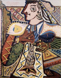 Pintura - Queen of Hearts (Dame of Elche)