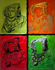 Pintura - Cuatro damas