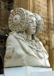 Escultura - Dama de Elche Falla 1997