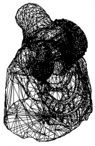 Dibujo - Dama de Elche-escultura 3D