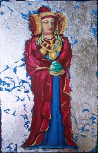 Pintura - Dama de Elche de pie