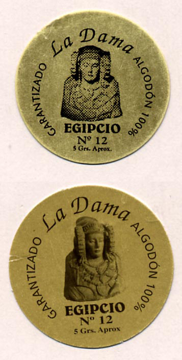 Logotipo - Algodón Egipcio nº 12 La Dama