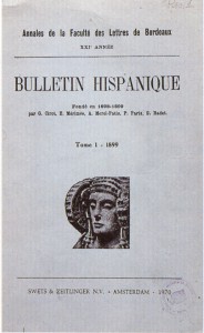 Logotipo - Bulletin Hispanique