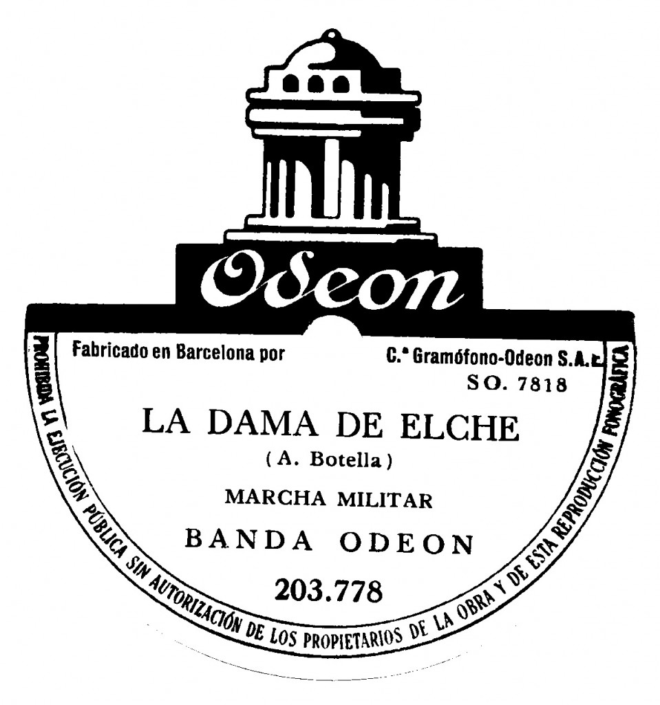 Logotipo - Disco La Dama de Elche
