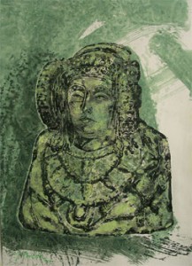 Pintura - Dama en verde