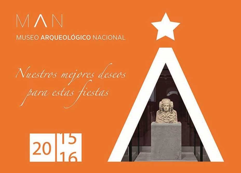Felicitación navideña del Museo Arqueológico Nacional de Madrid